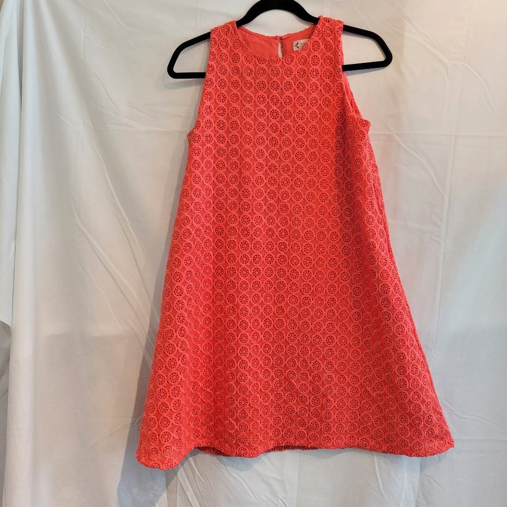 Nanette Lepore coral swing dress with pockets, women's size 6